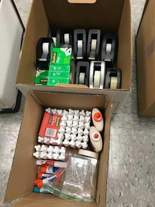 lot 552 image: Tape, Dispensers, Glue Sticks