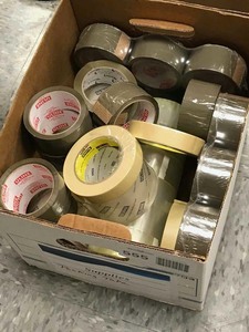 lot 555 image: Box of Packing Tapes