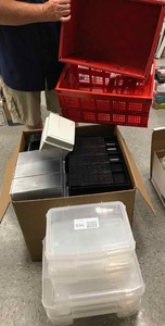 lot 556 image: Plastic Tubs & Organizers