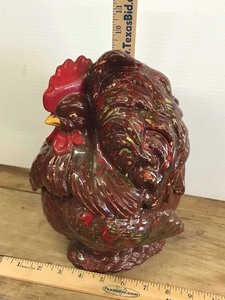 lot 25 image: Ceramic Chicken Cookie Jar