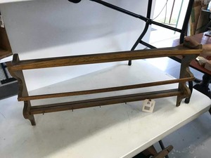 lot 45 image: Display Shelf with grooves & hooks