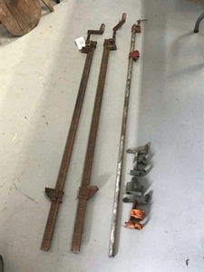 lot 63 image: Wood working clamps