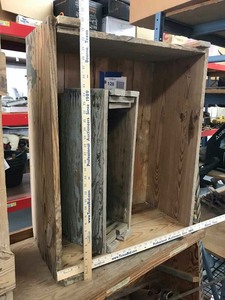 lot 128 image: (2) Wood Crates