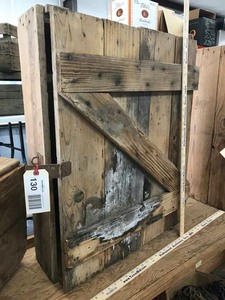 lot 130 image: Old Wood CrateCabinet