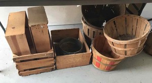 lot 167 image: Baskets and Crates
