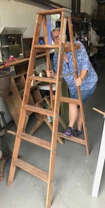 lot 228 image: Wood Ladder (6 ft)