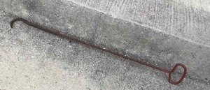 lot 280 image: Long Handled Hook