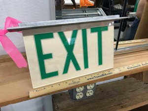 lot 493 image: Exit Sign