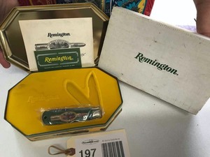 lot 197 image: Pocket Knife Remington Bullet Knife 10th Anniversary
