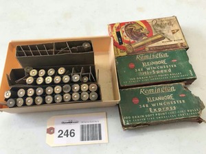 lot 246 image: Old Ammo  (3) BoxesPartial Boxes (348 Win)