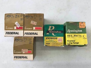 lot 251 image: Old Ammo  410 gauge