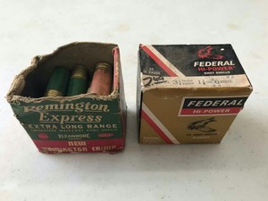 lot 252 image: Vintage Ammo  16 gauge shotgun shells