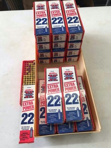 lot 262 image: Ammo  Western Super-X 22 LR (17 boxes & 1 partial)