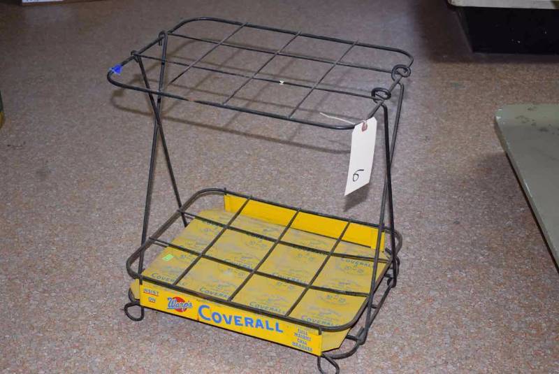 lot 6 image: Display Wire Rack Warps Coverall