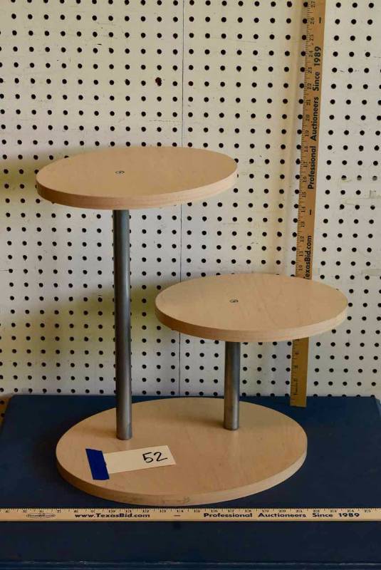 lot 52 image: Modern Tiered Riser Displayer
