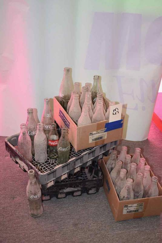lot 53 image: Bottles Coca-Cola & a Plastic Crate