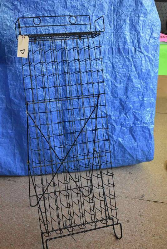 lot 72 image: Black Wire Rack
