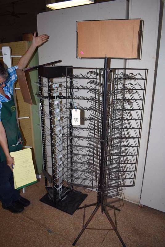 lot 80 image: (2) Wire Display Racks