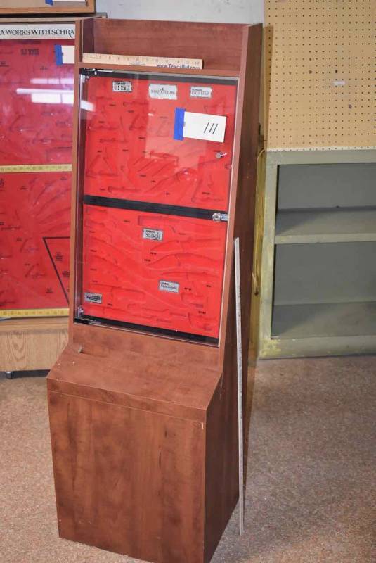 lot 111 image: Display Case Schrade