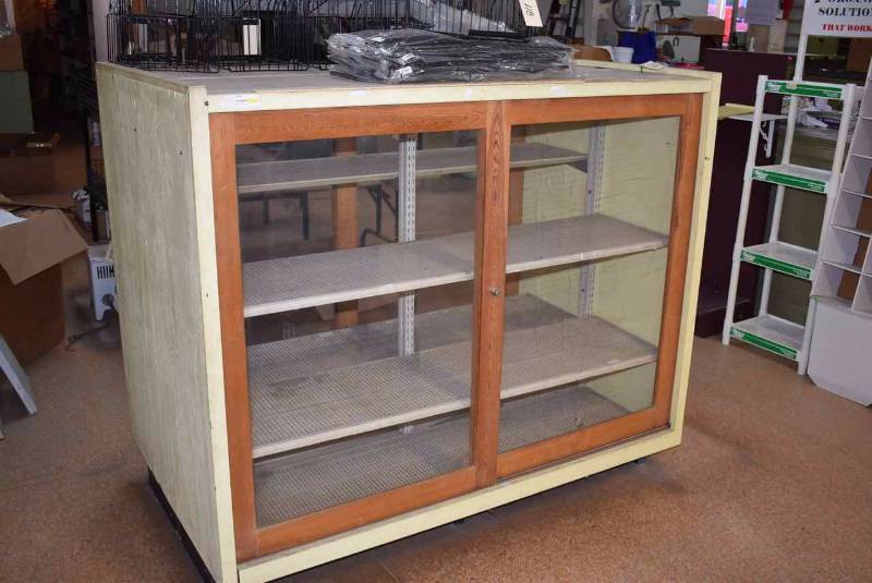 lot 112 image: Display Cabinet with Keys
