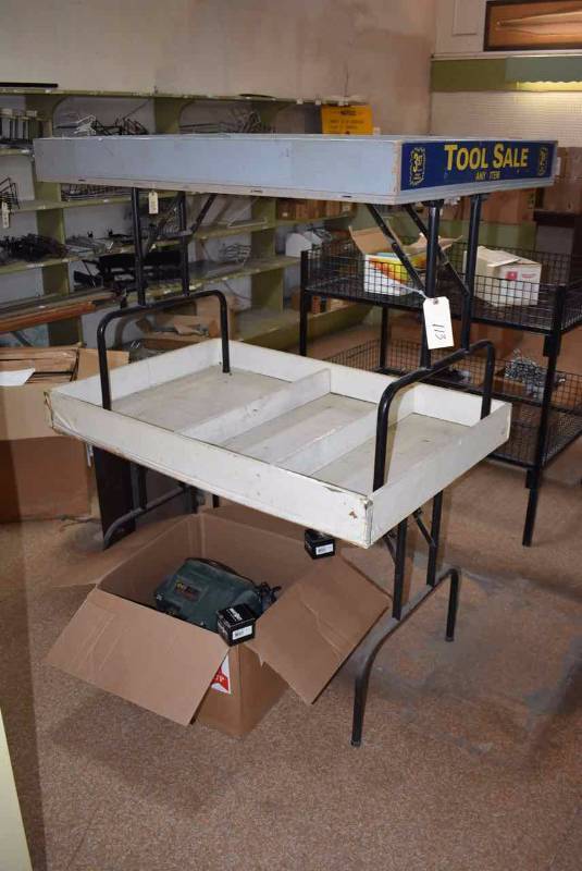lot 113 image: (2) Folding Table Bins