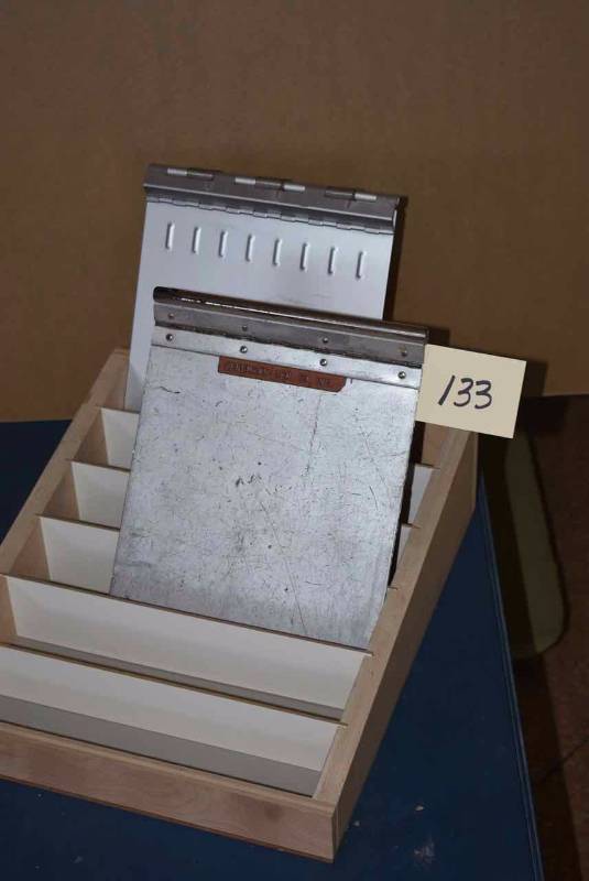 lot 133 image: (2)Aluminum Clip Boards