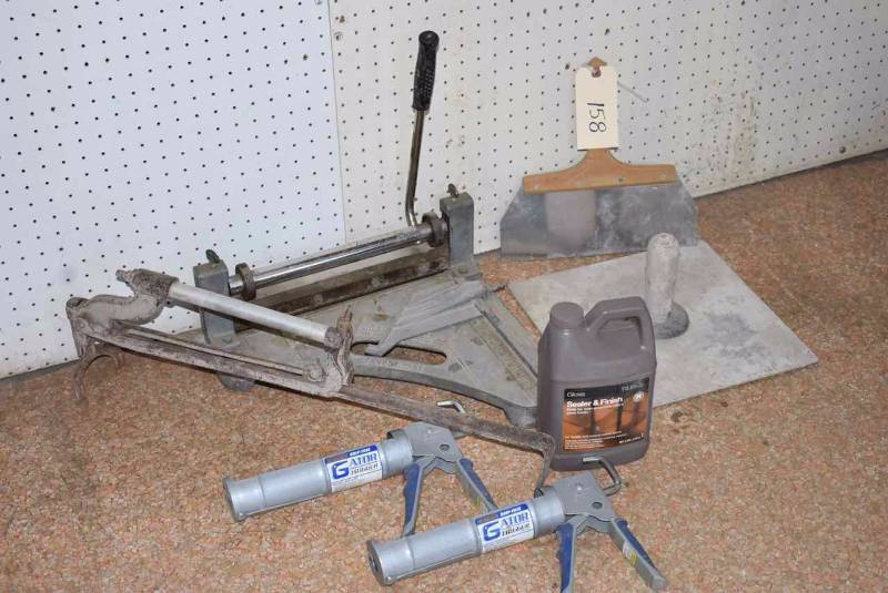 lot 158 image: Tools Tile, Concrete, Caulking