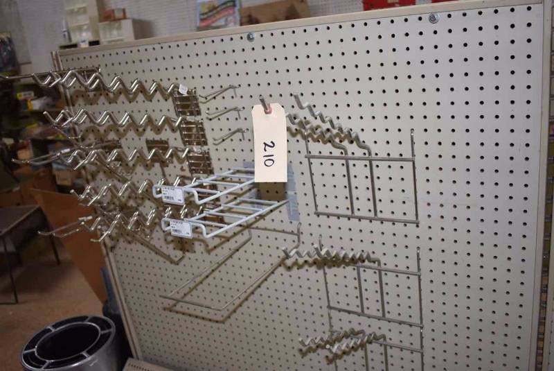 lot 210 image: Peg Board Hooks