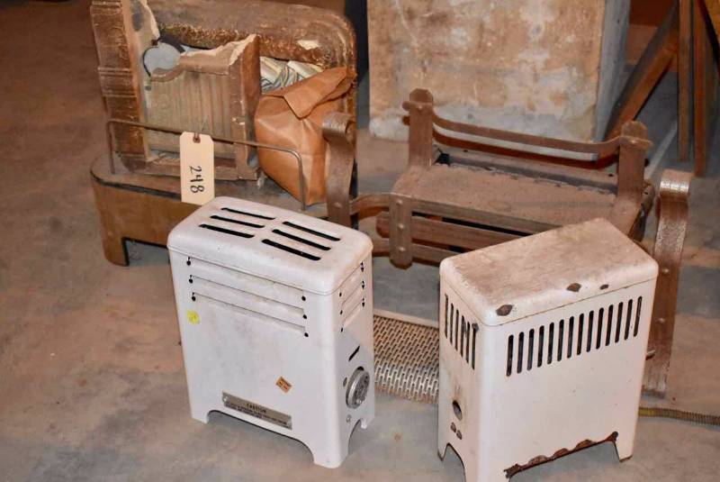 lot 248 image: Old HeatersPartsPieces