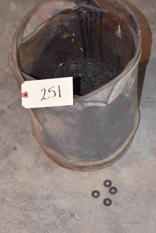 lot 251 image: Bucket of Washers
