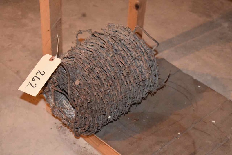 lot 262 image: Reel Of Barbed Wire