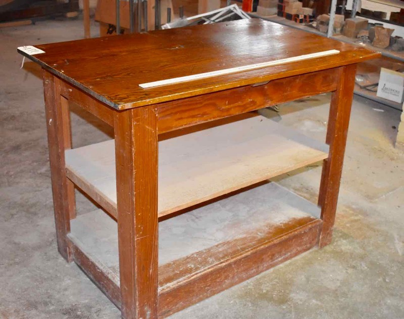 lot 277 image: TexanaTexas Furniture  Antique Ring Tail Rino Aug. 30th 1929 Trade Mark Cabinet