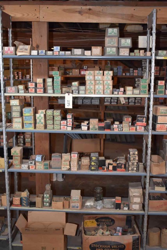 lot 295 image: (6) Shelves Of Stove Bolts, Machine Screws, Etc.