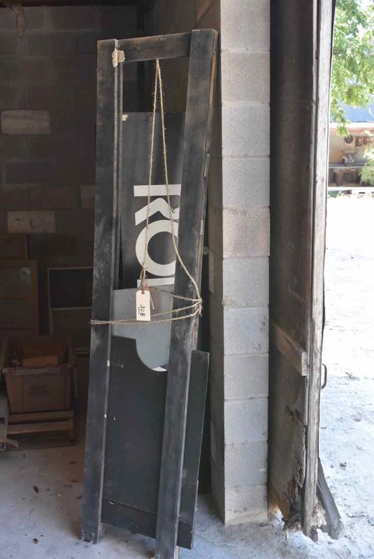 lot 308 image: Halloween Time  A Mock Guillotine