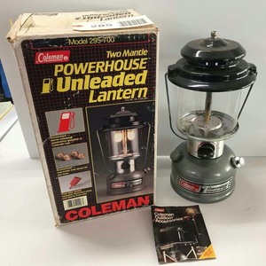 lot 285 image: Coleman Powerhouse Unleaded Lantern, Two Mantle