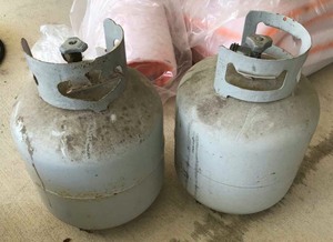 lot 288 image: (2) Empty Propane Tanks