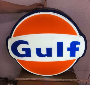 lot 241 image: Lighted Gulf Sign
