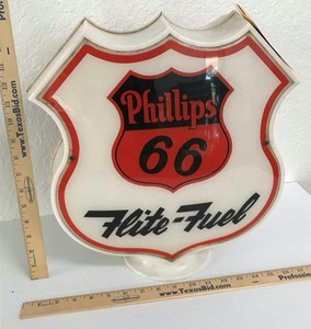 lot 245 image: Gas Pump Globe Phillips 66 Flite-Fuel