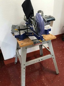 lot 266 image: Kobalt Radial Miter Saw with Laser Guide on Stand