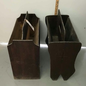 lot 72 image: (2) Antique Magazine Stands
