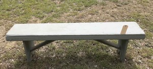 lot 74 image: Bench (painted gray)