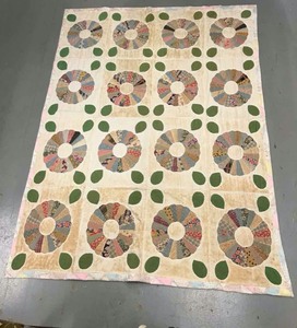 lot 96 image: Quilt Leaves and Wheels