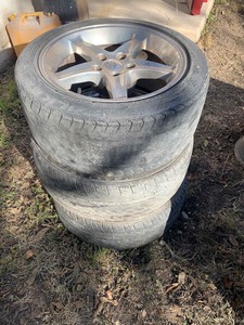 lot 22 image: (3) Wheels  Eagle Alloy 17 inch 5-Lug