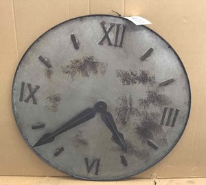 lot 132 image: Decorative Relic Metal Clock Face