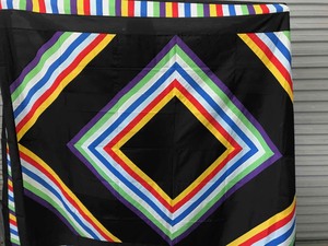lot 349 image: Quilt Topper (77 x 103 inches)