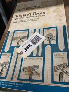 lot 368 image: Delta Turning ToolsChisels