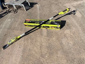 lot 17 image: Ryobi Electric Pole Saw 9 Ft.