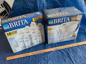 lot 59 image: Brita Water Filtration Pitcher & Filters (unopened boxes)