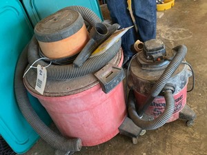 lot 64 image: (2) Shop Vacs