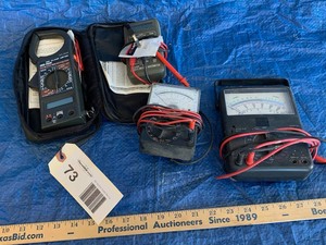 lot 73 image: Asst. Multi-Meters & Testers
